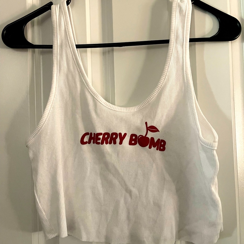 Garage Cherry Bomb Crop Tank Top - New! 🍒